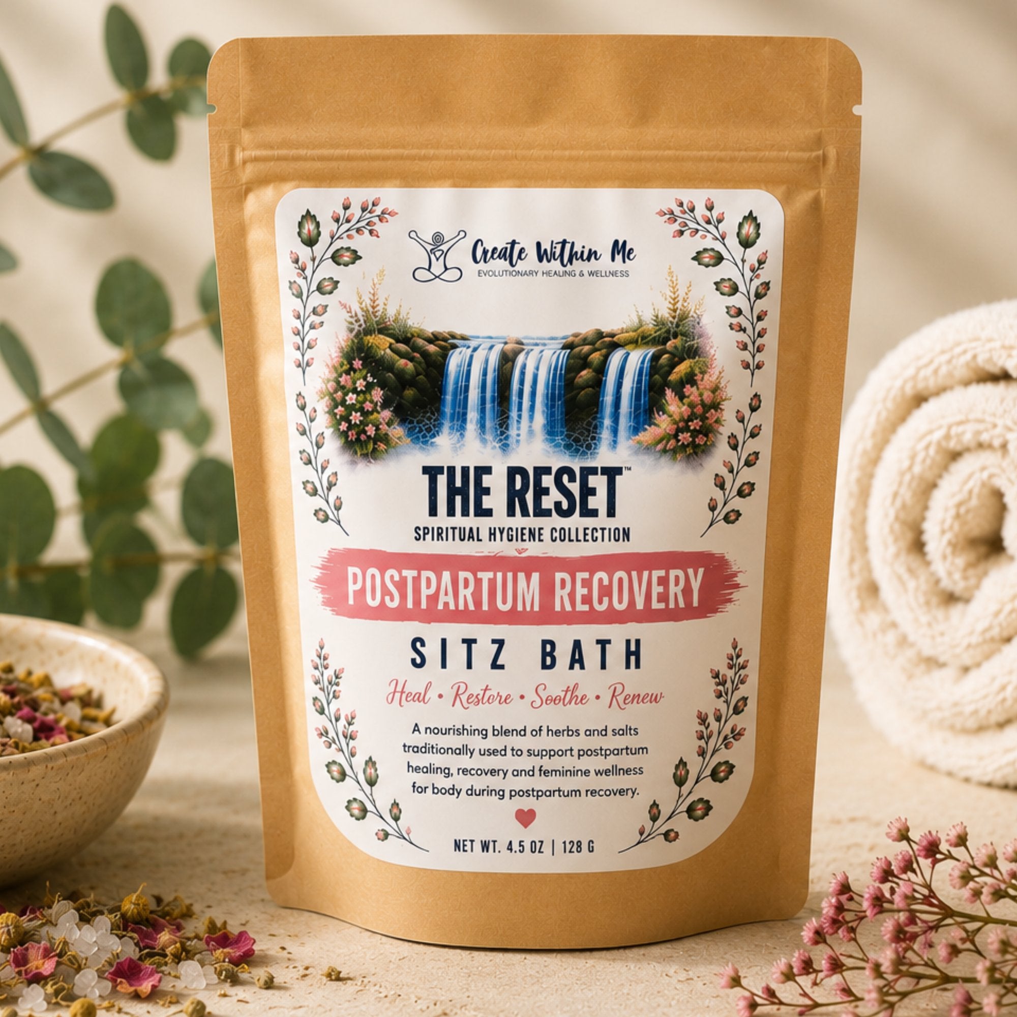Postpartum Recovery Herbal Sitz Bath